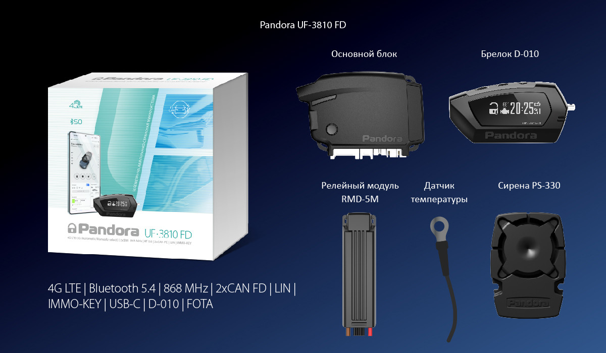 Pandora UF 3810 FD — фотография товара